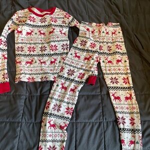 Place Red and White Kids Pajama Set
